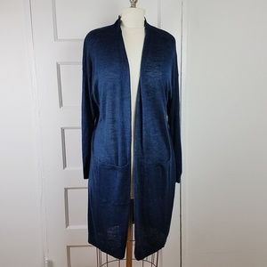 uniqlo linen cardigan